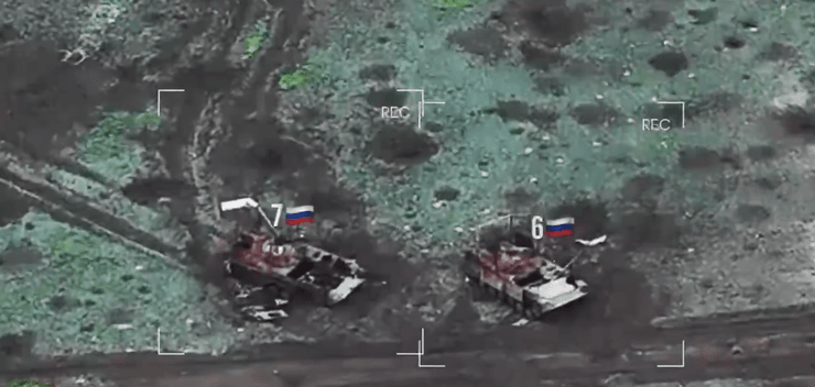 Знищені танки РФ