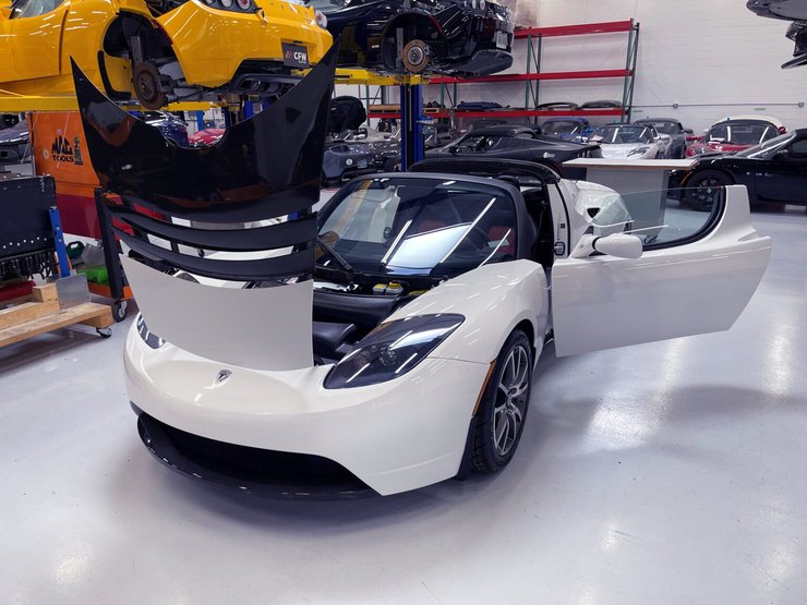 электромобиль тесла родстер, Tesla Roadster, Tesla Roadster 2010, электромобиль Tesla, капсула времени