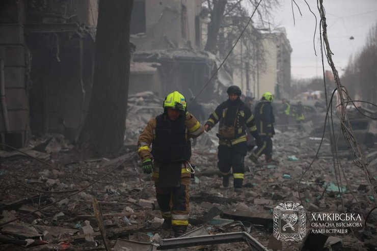 Удар по Харкову 2 січня — приліт у центр Харкова