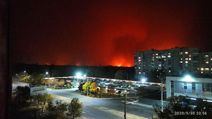 пожары на луганщине