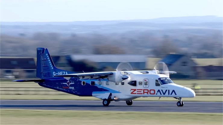 ZeroAvia, літак на водні, літак на водневому двигуні, водневий двигун, двигун на водні