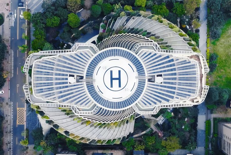 Дом Tao Zhu Yin Yuan, дом-спираль, генерация энергии, Тайвань