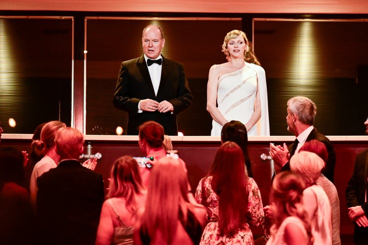 Княгиня Шарлен и князь Альбер II