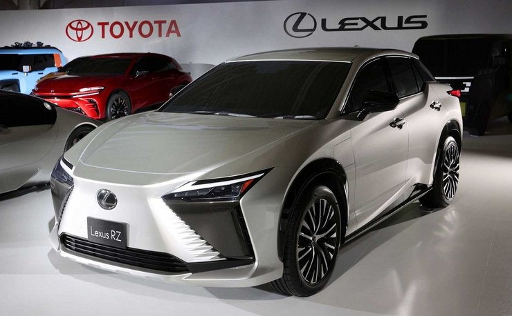 Lexus RZ 450e, новый Lexus RZ 450e, электромобиль Lexus, кроссовер Lexus, Lexus RZ 450e 2023