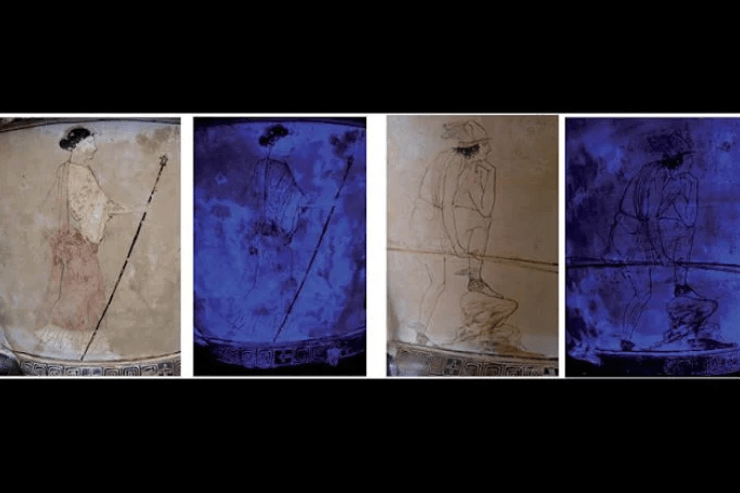 Древнегреческие вазы, Гипс в античном искусстве, Белый фон на греческих вазах, археология, Культурное значение аттических ваз, Похоронные ритуалы в Древней Греции, Культурное значение аттических ваз