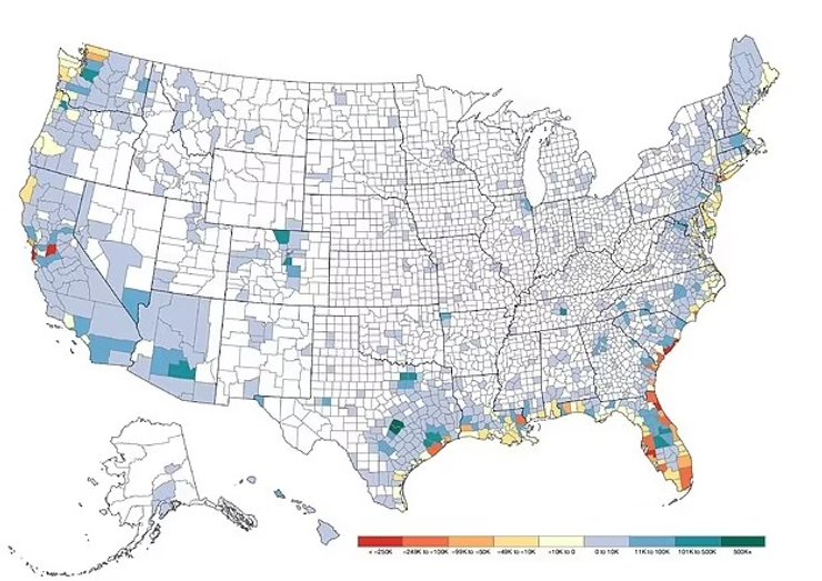 уровень моря миграция