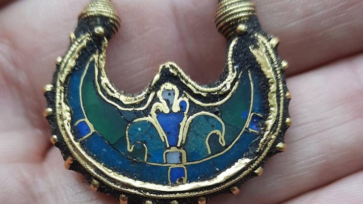 сережки, дерево життя, долоня, вікінги у Візантії, здобич вікінгів, вікінги Середземне море