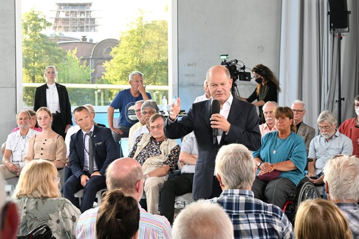 шольц встреча, канцлер шольц, канцлер Германии, Олаф Шольц