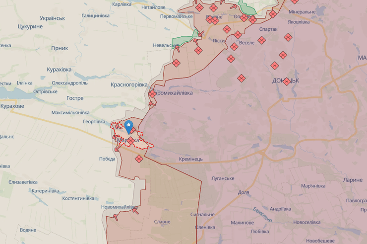 Авдіївка стала головним напрямком удару ЗС РФ