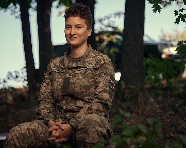 шарлотта хмельницкая, женщины в армии, военные