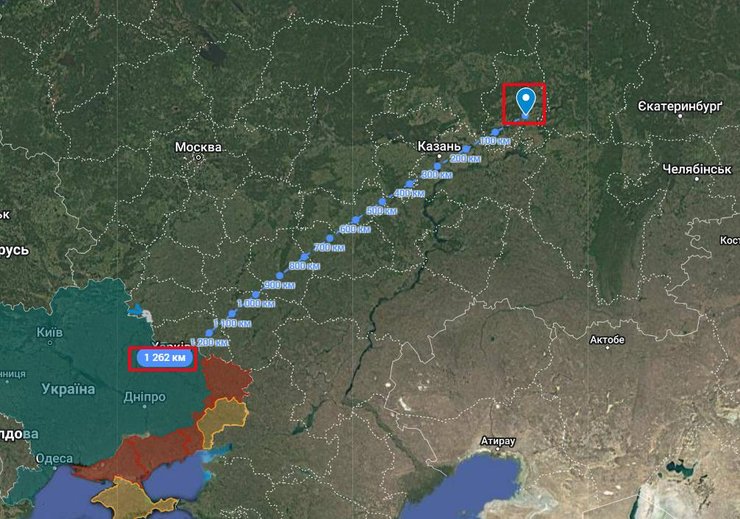 Іжевськ карта