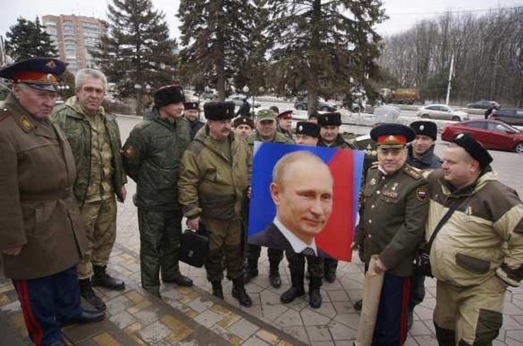 путин и казаки, мобилизация в рф, война с украиной