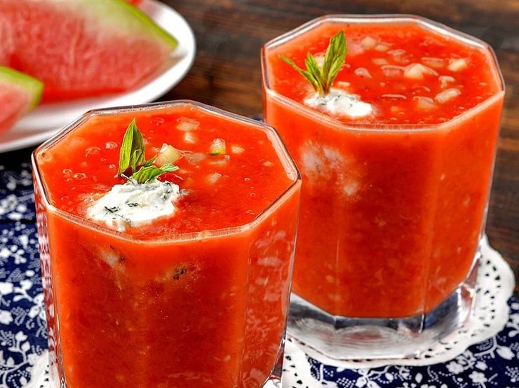 Арбузный гаспачо
