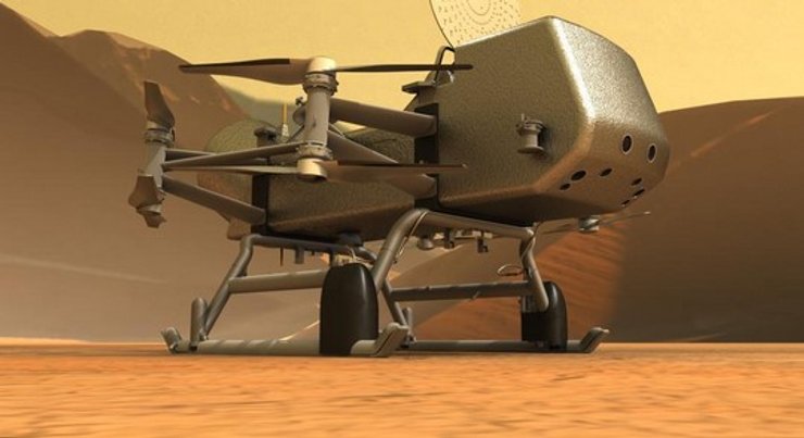 Dragonfly, Титан, вертоліт, літальний апарат