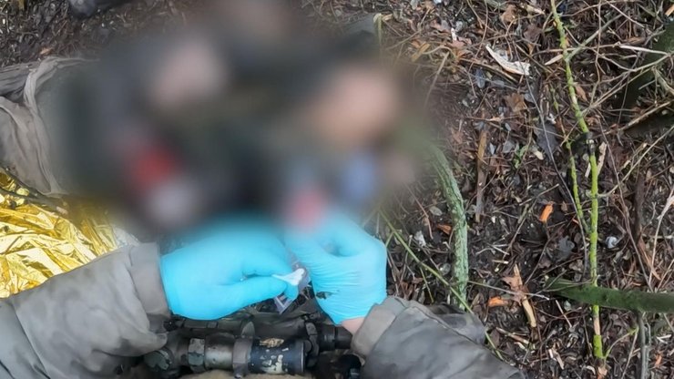 Погибший боец КНДР