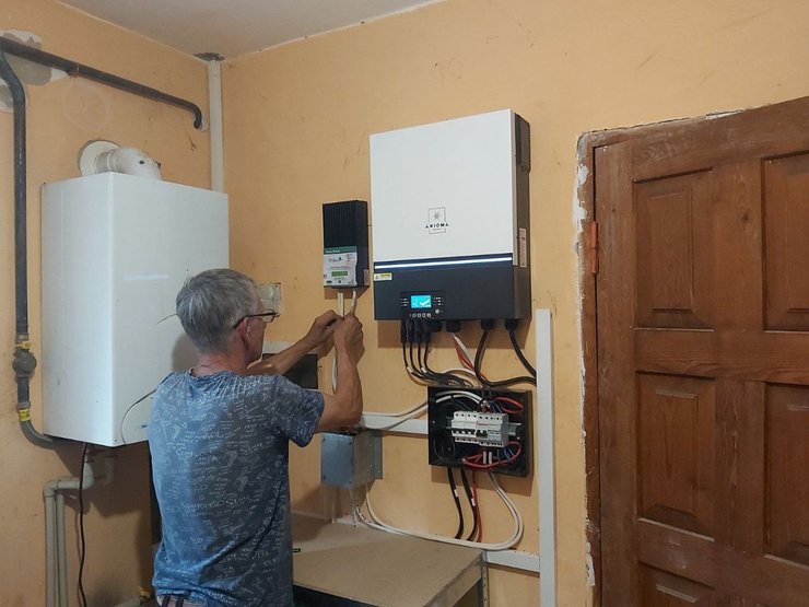 Комбинированная электростанция для дома, солнечно-воздушная электростанция