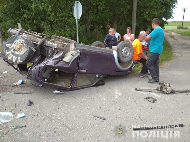 Кадры с места аварии 