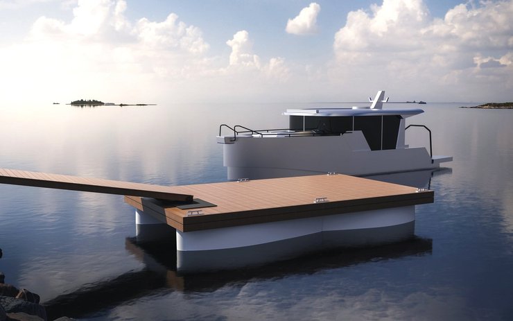 Плавучий причал, Reverlast, корабль, фото