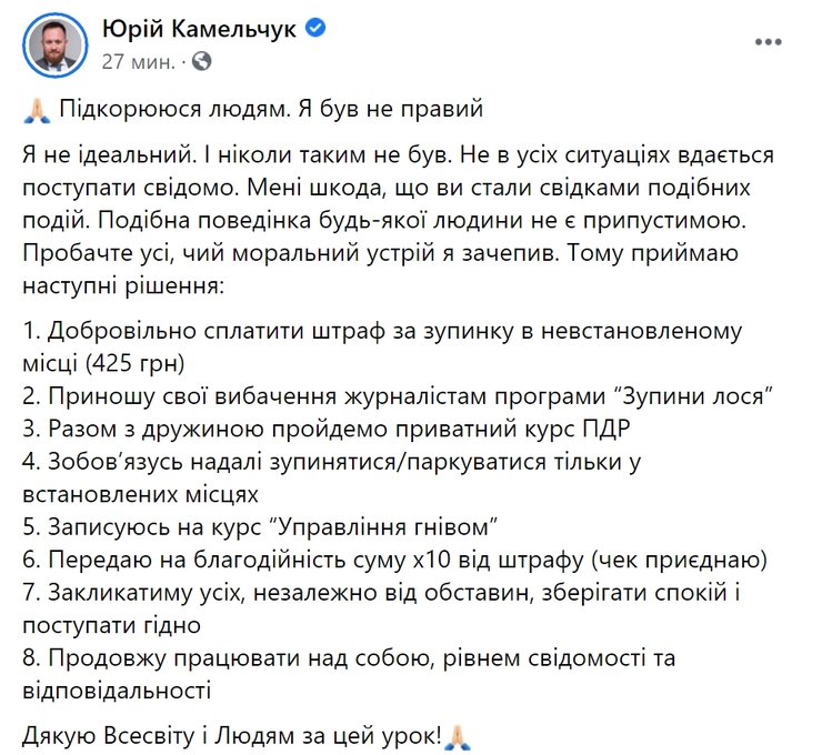 Юрий Камельчук, нардеп