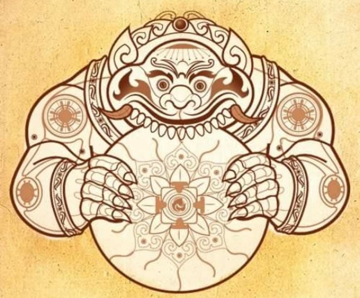 демон раху, раху и кету, наваграха, лунный узел, индийская астрономия