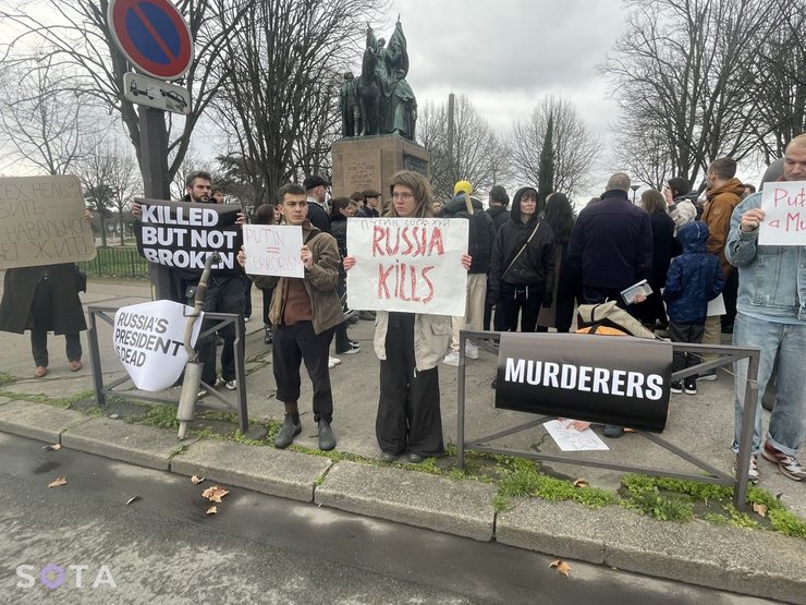 париж, навальний, мітинг