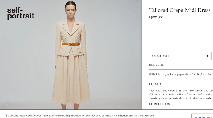 Платье, в котором Кейт Миддлтон вышла накануне в свет