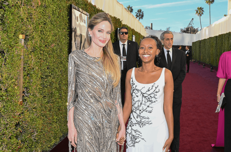 Анджелина Джоли с дочерью Захарой