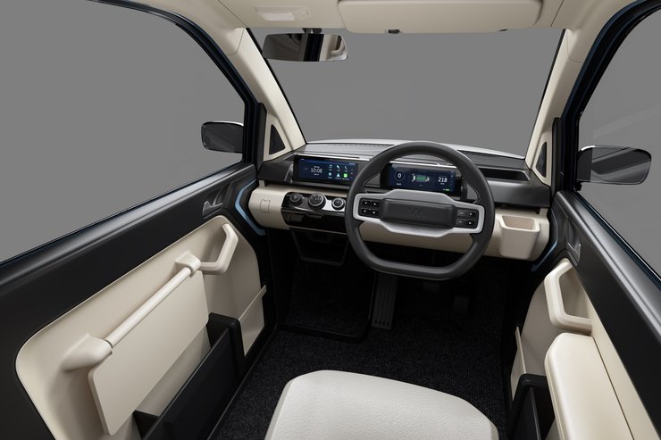 салон Vayve Eva, электромобиль Vayve Eva, солнечные батареи, новый Vayve Eva, электромобиль Vayve Eva