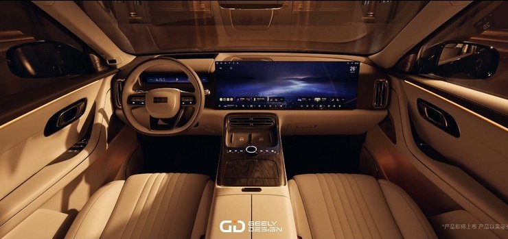 Салон Geely Galaxy M9, новый Geely Galaxy, Geely Galaxy, Geely Galaxy, кроссовер Geely