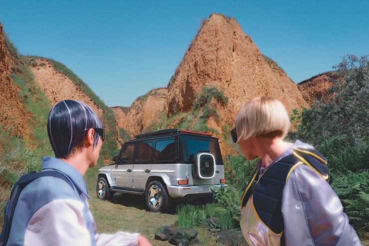 Concept EQG, электрический Mercedes-Benz G-Class, Гелендваген, Гелик, электрический Гелик, электрический Гелендваген, внешность, экстерьер