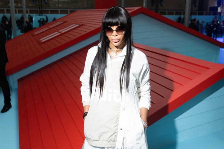 Louis Vuitton, наоми кэмпбелл, вирджил абло