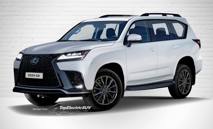 Lexus GX 2024 рендер