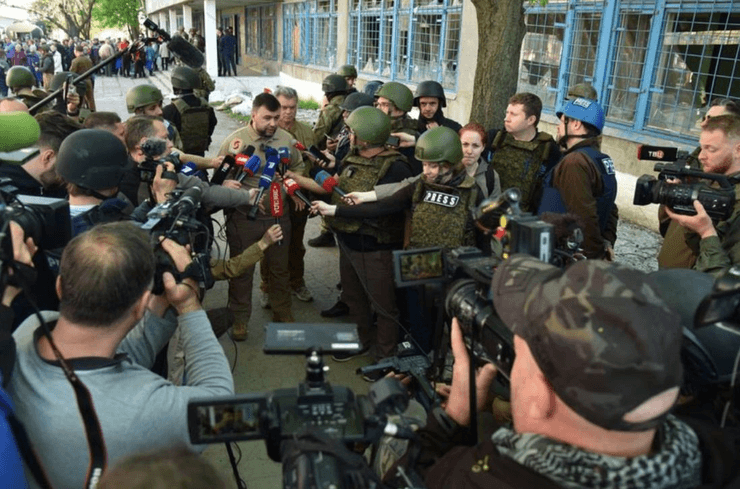 Денис Пушилин рассказывает об "освобождении" города