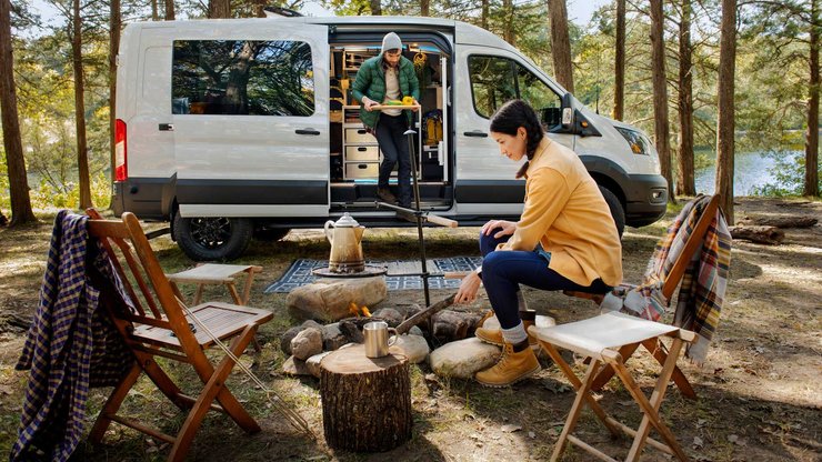 Ford Transit Trail, Ford Transit 2023, новый Ford Transit, Ford Transit, фургон Ford Transit, минивэн Ford Transit