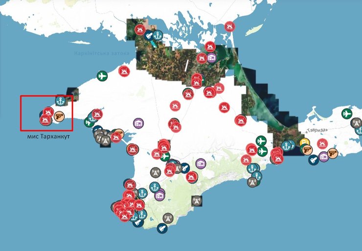 Военные объекты ВС РФ в Крыму
