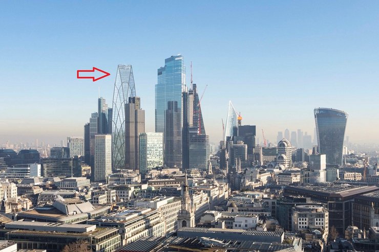 Небоскреб Бишопсгейт, Bishopsgate, небоскреб, лондон, лондон небоскребы