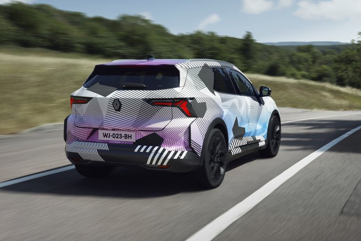 новый Renault Scenic, Renault Scenic 2024, Renault Scenic, электромобиль Renault, кроссовер Renault