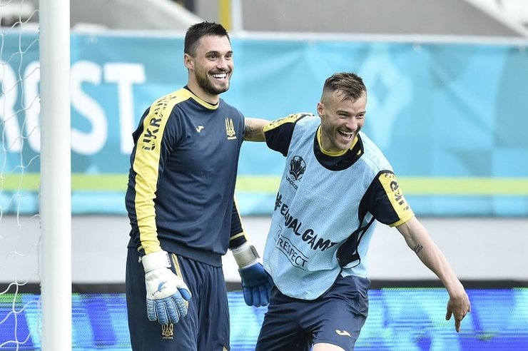 Георгий Бущан, Андрей Ярмоленко, сборная Украины