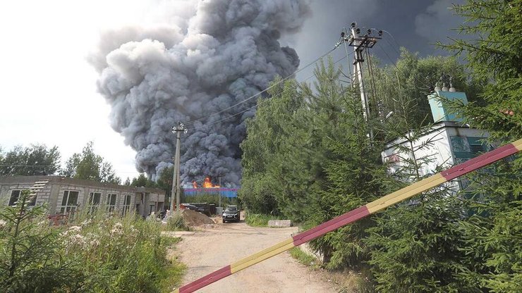 пожар в подмосковье