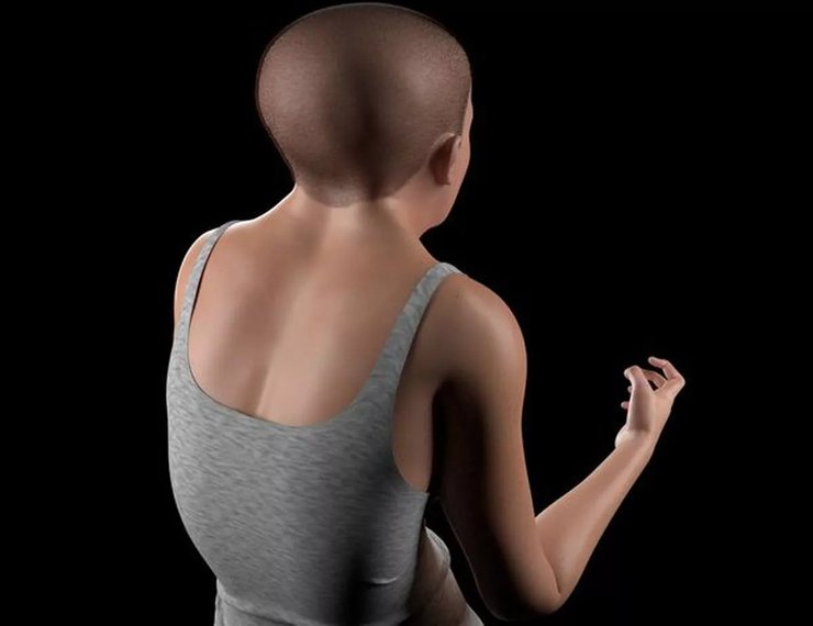 Горбата спина людини у 2100 році