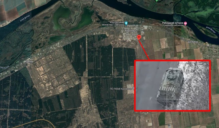 БТР в Корсунке