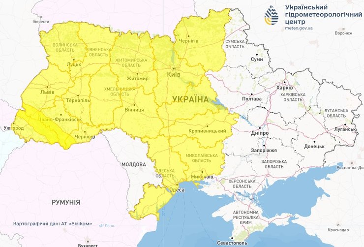 погода в Україні та києві 28 липня