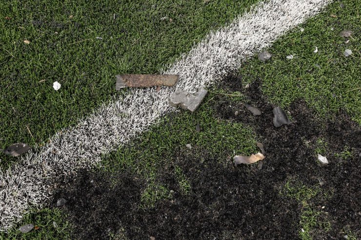 Шахед упав на полі академії Металіст 1925 у Києві