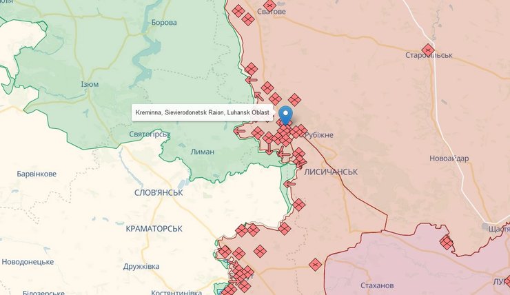 г. Кременная, Луганская обл.