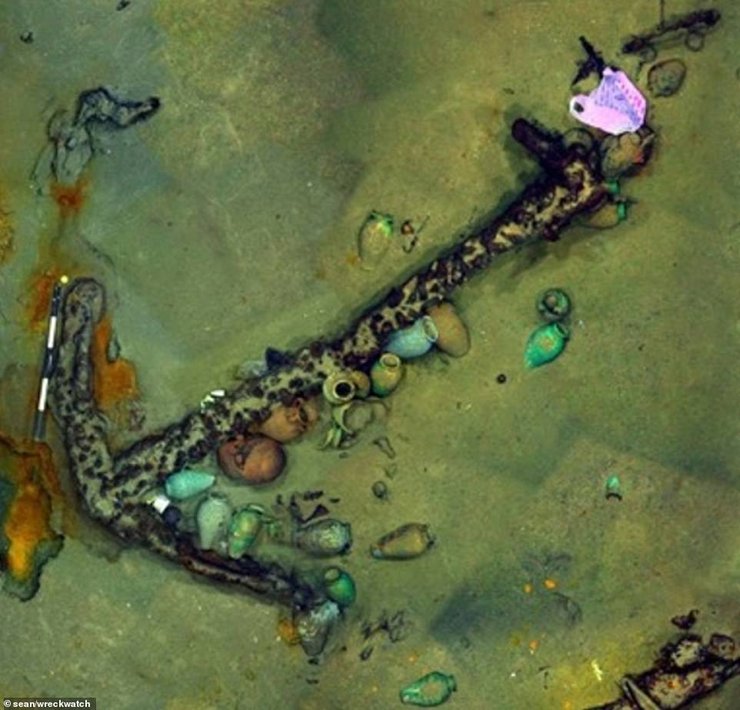 якорь, затонувшие корабли, средиземное море, археология