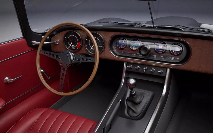 Салон Jaguar E-Type, Новий Jaguar E-Type, Jaguar E-Type 2025, спорткар Jaguar