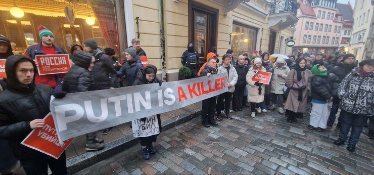 таллінн, навальний, мітинг