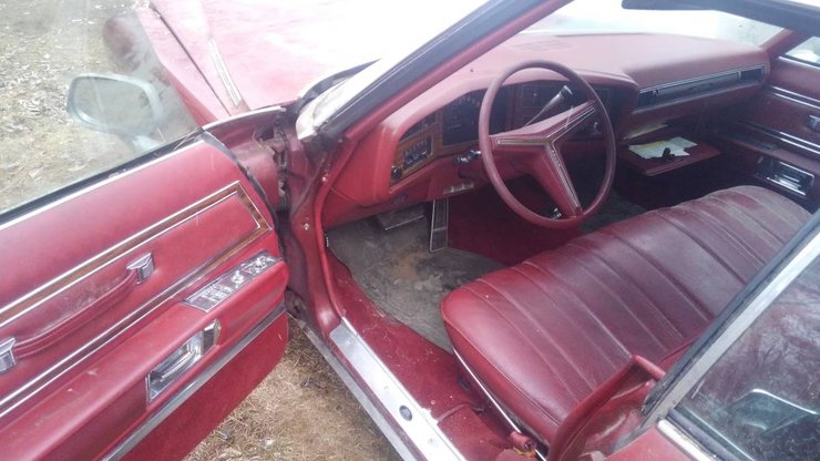 салон Buick Electra 1973, Buick Electra 225, Buick Electra, заброшенные авто