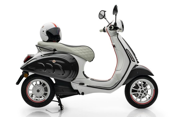 Mansory Vespa, Vespa Elettrica, Vespa Mansory, скутер Vespa, электроскутер Vespa