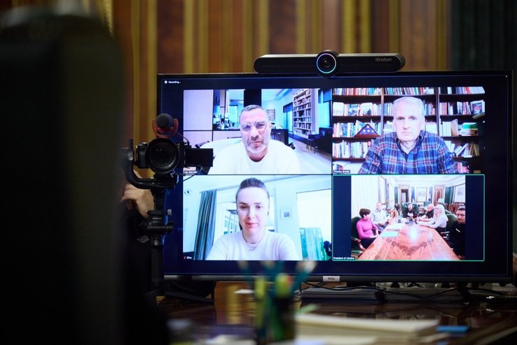 United24, офіс президента, лів шрайбер, андрей шевченко, скотт келлі, владимир зеленський, вусик Олександр